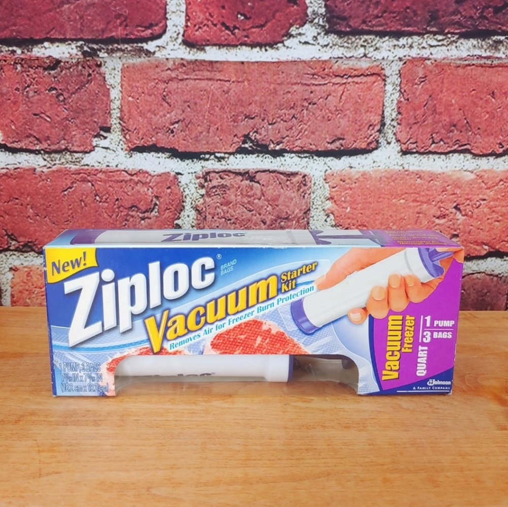 Ziploc Vacuum Starter Kit, New
